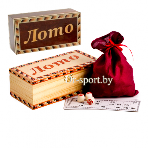 Лото в инкрустированной шкатулке Л-3